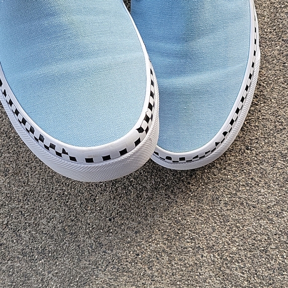 Blue foxing stripe slip on Vans - Picture 3 of 5